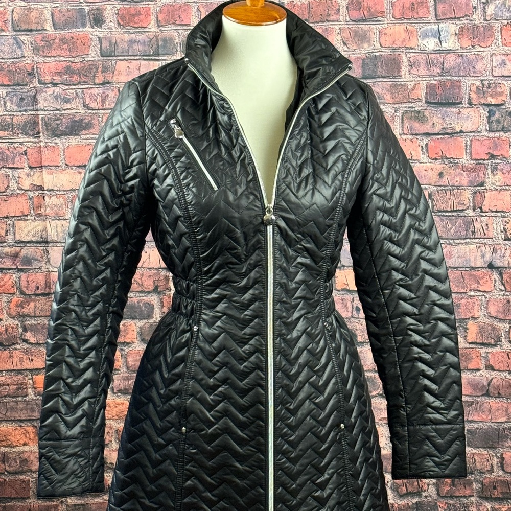 Laundry by Shelli Segal Women's Black Quilted Lightweight Jacket